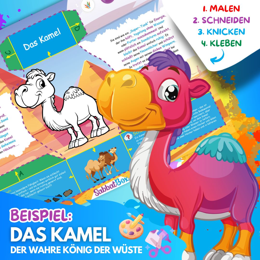 BUNTE TIERWELT - DAS XXL MAL UND BASTELSET FÜR KLEINE FORSCHER AUF KREATIVER TIER EXPEDITION