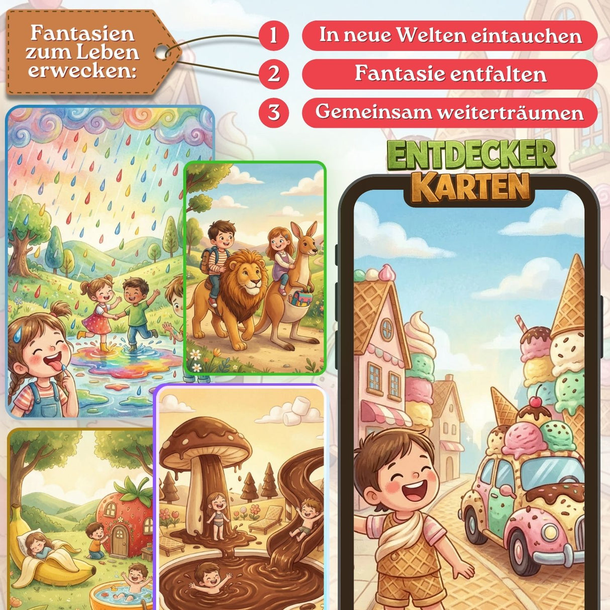 1200+ Entdeckerkarten – Sofort umsetzbare Ideen für Kinder, drinnen & draußen