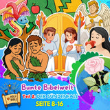 BUNTE BIBELWELT – TEIL 2: DER SÜNDENFALL | AUSMALEN, BASTELN, LERNEN & SPIELEN | ZUM AUSDRUCKEN