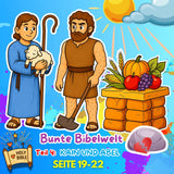 BUNTE BIBELWELT – TEIL 4: KAIN & ABEL | AUSMALEN, BASTELN, LERNEN & SPIELEN | ZUM AUSDRUCKEN