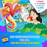 BUNTE BIBELWELT – TEIL 2: DER SÜNDENFALL | AUSMALEN, BASTELN, LERNEN & SPIELEN | ZUM AUSDRUCKEN