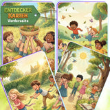ENTDECKERKARTEN NR. 17-20 | ZUM AUSDRUCKEN | 4er PACK