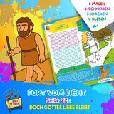 BUNTE BIBELWELT – TEIL 4: KAIN & ABEL | AUSMALEN, BASTELN, LERNEN & SPIELEN | ZUM AUSDRUCKEN
