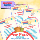 TRÄUMERKARTEN NR. 5-8 | ZUM AUSDRUCKEN | 4er PACK