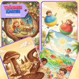TRÄUMERKARTEN NR. 1-4 | ZUM AUSDRUCKEN | 4er PACK