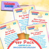 TRÄUMERKARTEN NR. 21-24 | ZUM AUSDRUCKEN | 4er PACK