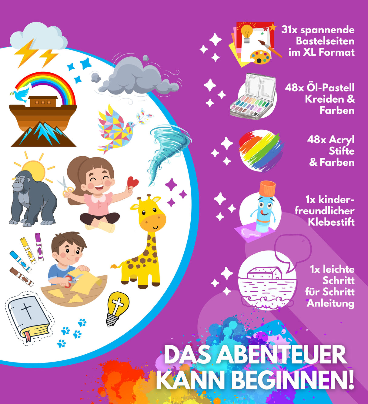 Die Arche Noah - Ein farbenfrohes Abenteuer