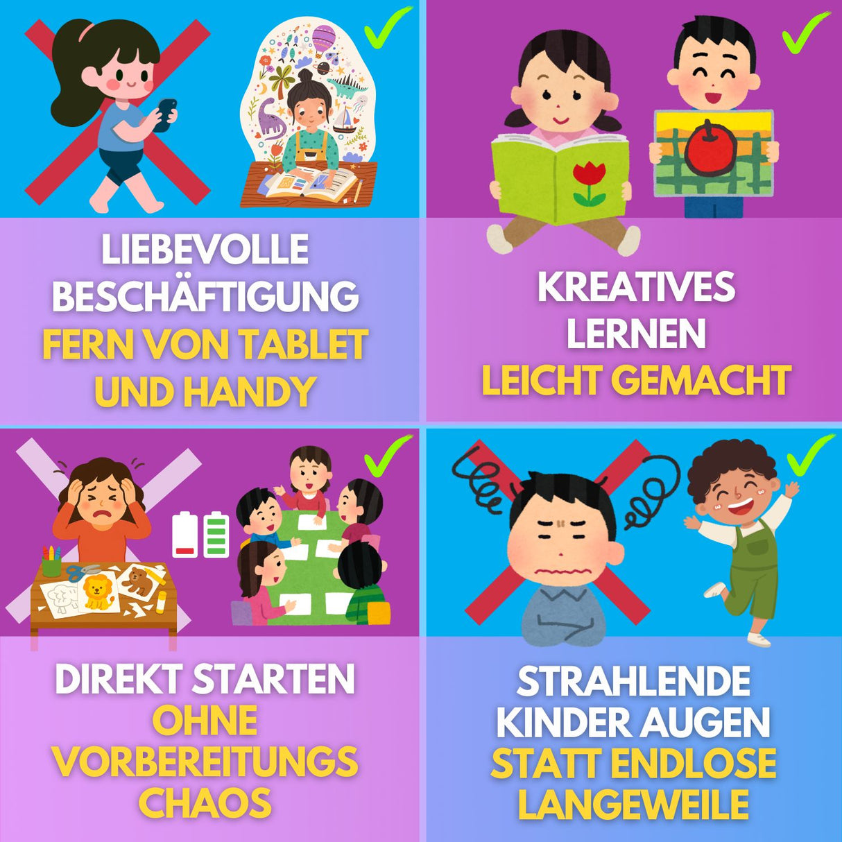 BUNTE BIBELWELT – TEIL 4: KAIN & ABEL | AUSMALEN, BASTELN, LERNEN & SPIELEN | ZUM AUSDRUCKEN