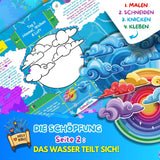 BUNTE BIBELWELT – TEIL 1: DIE SCHÖPFUNG | ZUM AUSMALEN, BASTELN, LERNEN & SPIELEN | EINFACH HERUNTERLADEN & AUSDRUCKEN - Sabbatbox