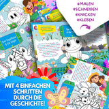 BUNTE GARTENWELT - DAS XXL MAL UND BASTELSET FÜR KLEINE FORSCHER AUF KREATIVER GARTEN EXPEDITION - Sabbatbox