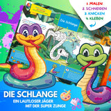 BUNTE TIERWELT - DAS XXL MAL UND BASTELSET FÜR KLEINE FORSCHER AUF KREATIVER TIER EXPEDITION - Sabbatbox