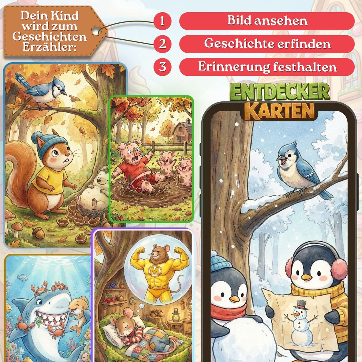 1200+ Entdeckerkarten – Sofort umsetzbare Ideen für Kinder, drinnen & draußen