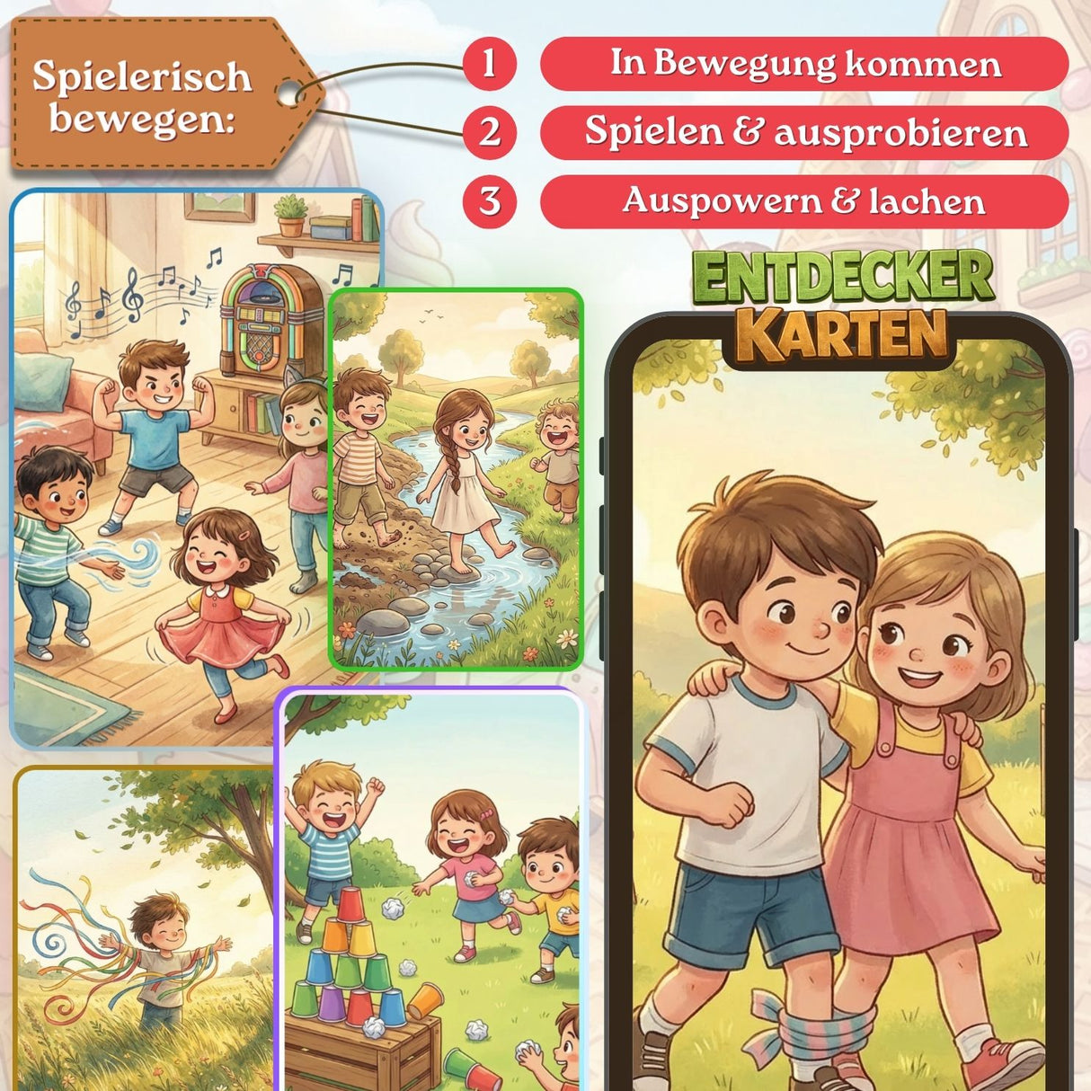 1200+ Entdeckerkarten – Sofort umsetzbare Ideen für Kinder, drinnen & draußen