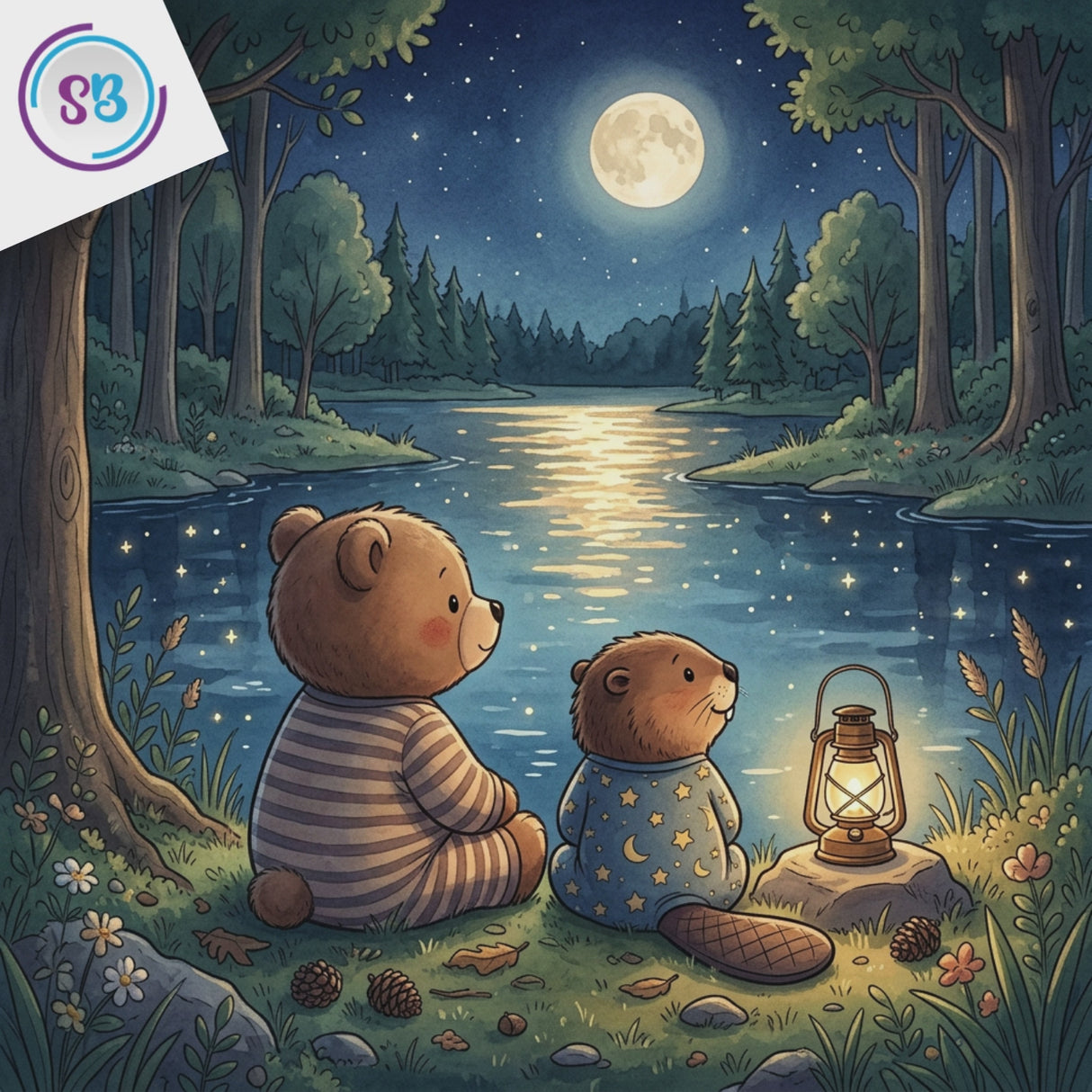 🎧 HÖRBUCH | DER KLEINE BÄR UND DAS LICHT AM SEE | GUTE-NACHT-GESCHICHTE