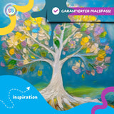 WEICHE ÖLPASTELLKREIDEN - 48 FARBEN FÜR KLEINE KÜNSTLER - KINDERFREUNDLICHES DESIGN, BUNTE GARTENWELT - Sabbatbox